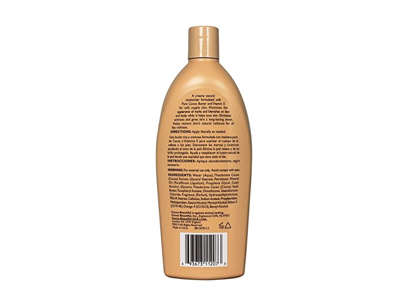 Cocoa Beautiful Rich Cream Lotion, Cocoa Butter, 17 fl oz/500 ml