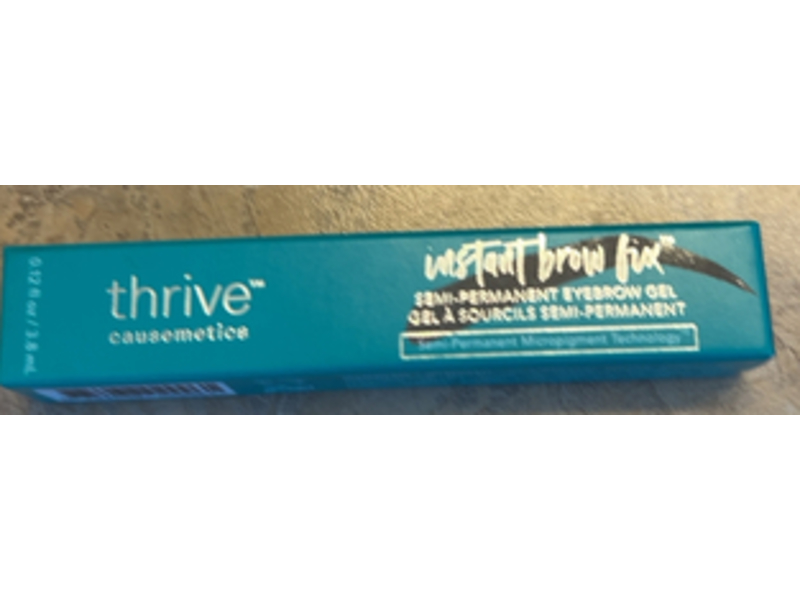Thrive Causemetics Instant Brow Fix Semi-Permanent Eyebrow Gel, Nan, 0.12 fl oz/3.8 mL