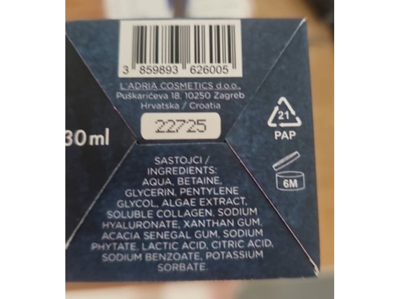 L'adria Instant Revitalizing Serum, 30 mL