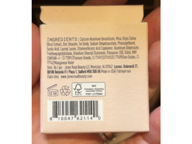 Jones Road The Best Eyeshadow, So Pretty, 0.09 oz/2.8 g