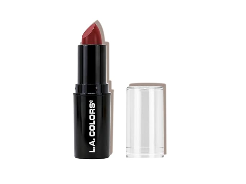 L.A. Colors Pout Chaser Lipstick, Edgy Rose CLIPC853, 0.13 oz /3.8 g