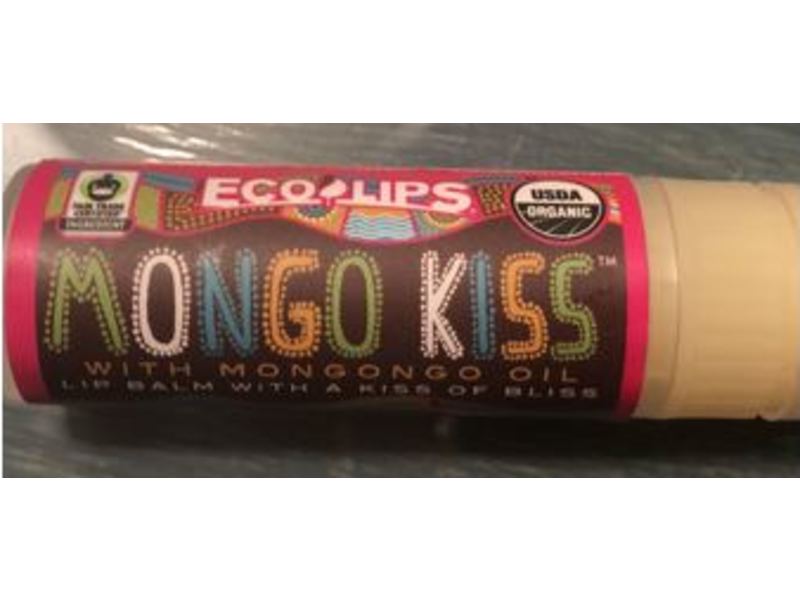 Eco Lips Mongongo Oil Mongo Kiss Lip Balm, Pomegranate , 0.25 oz