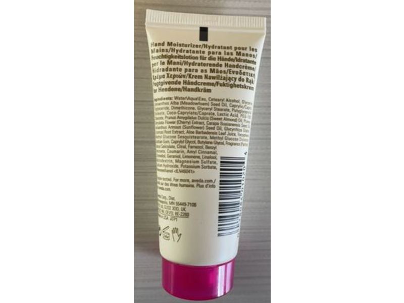 Aveda Hand Relief Moisturizing Creme, Sweet Cherry Almond Aroma, 1.4 fl oz/40 mL