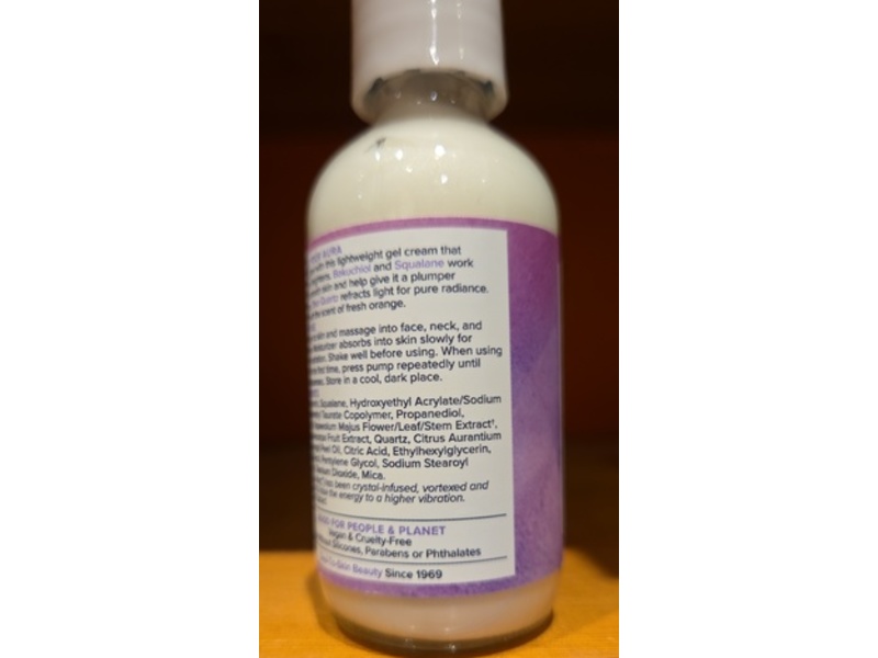 Heritage Store Aura Glow Moisturizer Brightening Gel Cream, 1.9 fl oz/56 mL