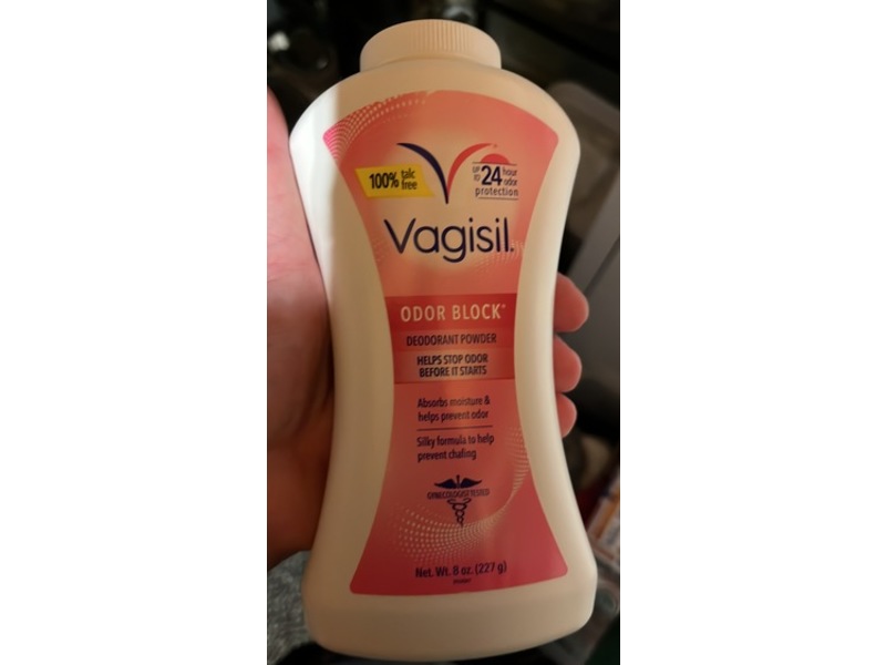 Vagisil Odor Block Deodorant Powder, 8 oz/227 g