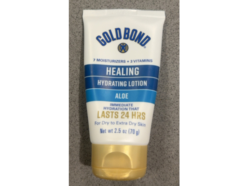 Gold Bond Healing Hydrating Lotion, Aloe, 2.5 oz/70 g