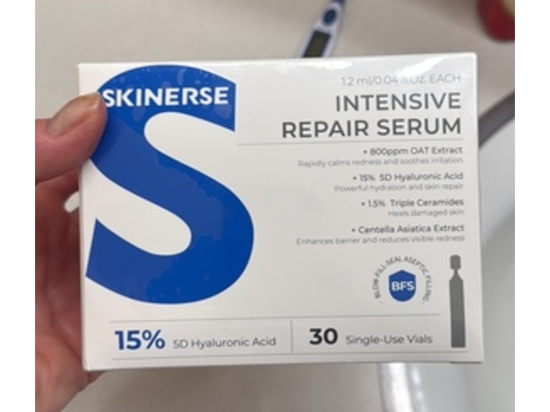 Skinerse Intensive Repair Serum, 0.04 fl oz/12 mL, 30 Count