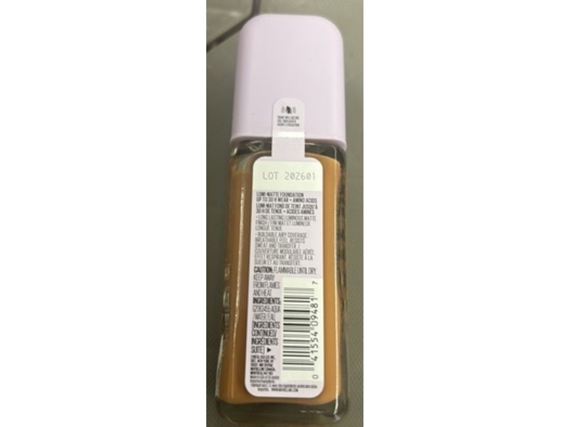Maybelline New York Super Stay Lumi-Matte Foundation, 340 Warm, 1 fl oz/30 mL