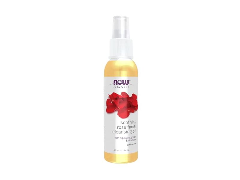 Now Solutions Soothing Rose Facial Cleansing Oil, 4 fl oz/118 mL