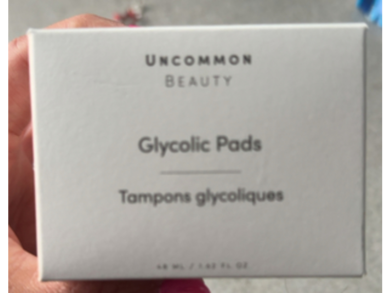 Uncommon Beauty Glycolic Pads, 1.62 fl oz/42 mL