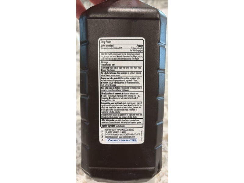 TopCare Health 3% USP Hydrogen Peroxide, 32 fl oz/946 mL