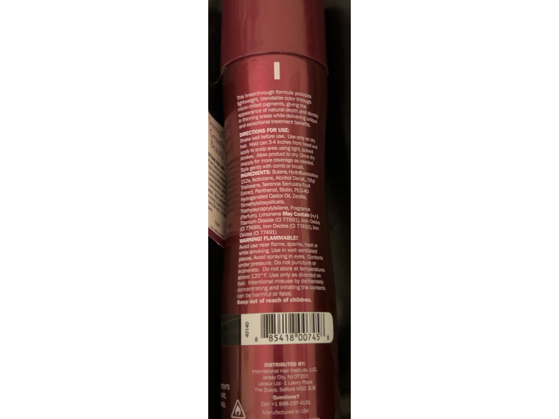 Keranique Tint & Texture Color Density Treatment, Dark Brown, 3.7 oz/105 g