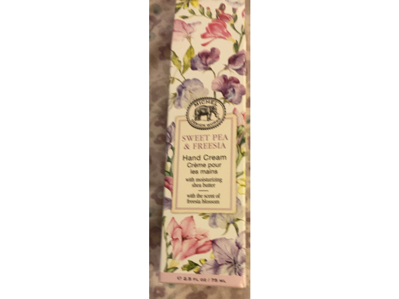 Michel Design Works Hand Cream, Sweet Pea & Freesia, 2.5 fl oz/75 mL