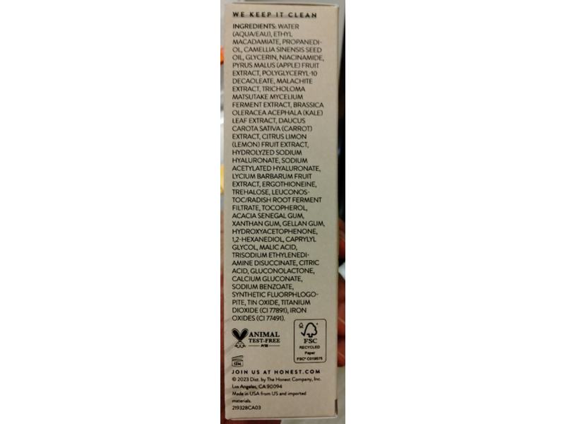 Honest Daily Green Juice Antioxidant Super Serum, 1 fl oz/30 mL