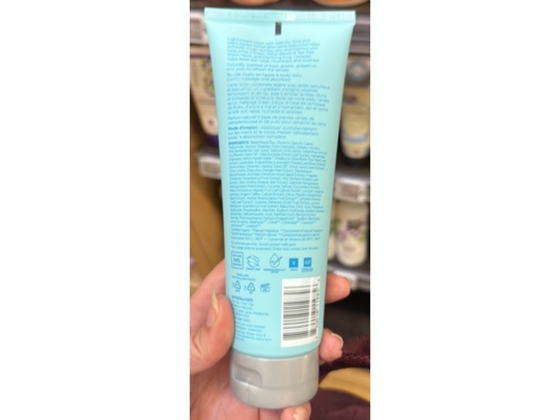 Andalou Naturals Clarifying Body Lotion, Grapefruit, 8 fl oz/236 mL