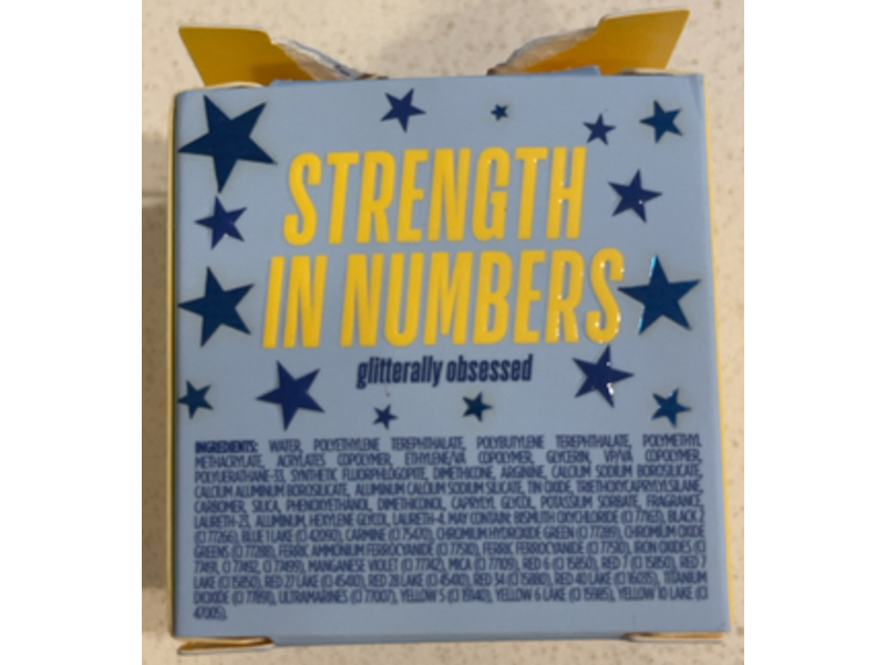 Colourpop Golden State Warriors Glitterally Obsessed Glitter Gel, Strength In Numbers, 0.53 oz/15 g