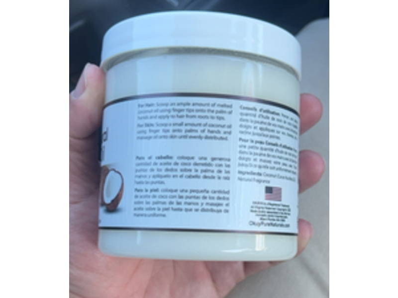 Okay Deep Moisturizing All Natural Coconut Oil, 17 fl oz/502 mL