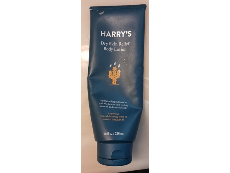 Harry's Dry Skin Relief Body Lotion, Redwood, 10 fl oz/296 mL