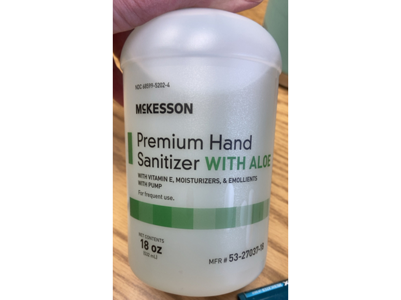 McKesson Premium Hand Sanitizer with Aloe, 18 oz/532 mL