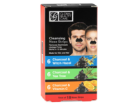 Global Beauty Care Cleansing Nose Strips Set, Charcoal + Tea Tree, Witch Hazel, & Vitamin C, 18 Count - thumbnail 1