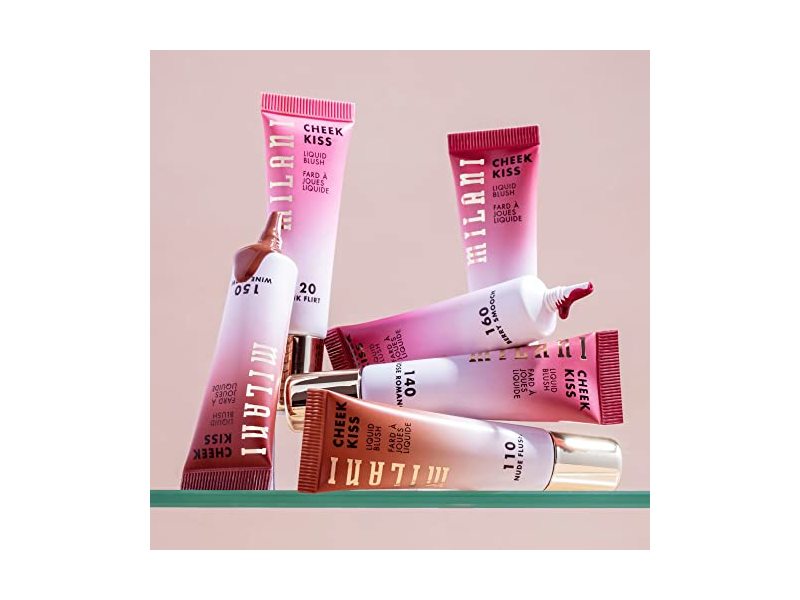 Milani Cheek Kiss Liquid Blush, 110 Nude Flush, 0.37 fl oz/10.8 mL