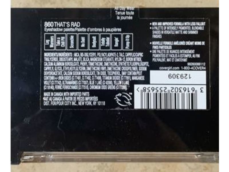 Covergirl Trunaked Eyeshadow Palette, 860 That's Rad, 0.23 oz/6.5 g