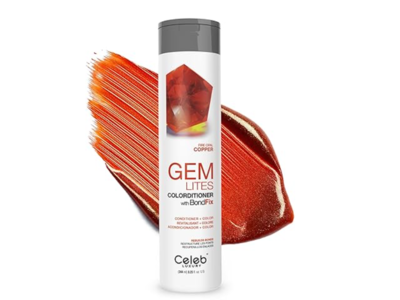 Celeb Luxury Gem Lites Conditioner + Color, Fire Opal Copper, 8.25 fl oz/244 mL