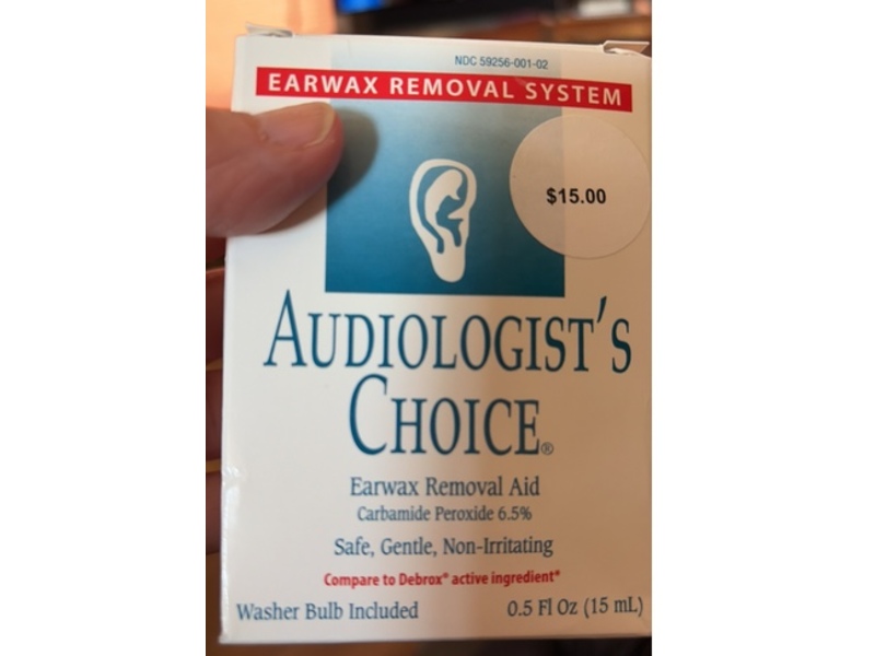 Audiologist's Choice Earwax Removal System, 0.5 fl oz/15 mL