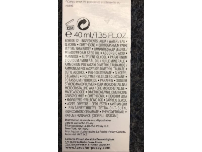 La Roche-Posay Redermic C Anti-Wrinkle Firming Moisturizer, 1.35 fl oz