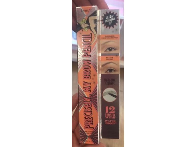 Benefit Precisely My Brow Pencil, 5 Warm Black Brown, 0.002 oz/0.08 g, Pack Of 2