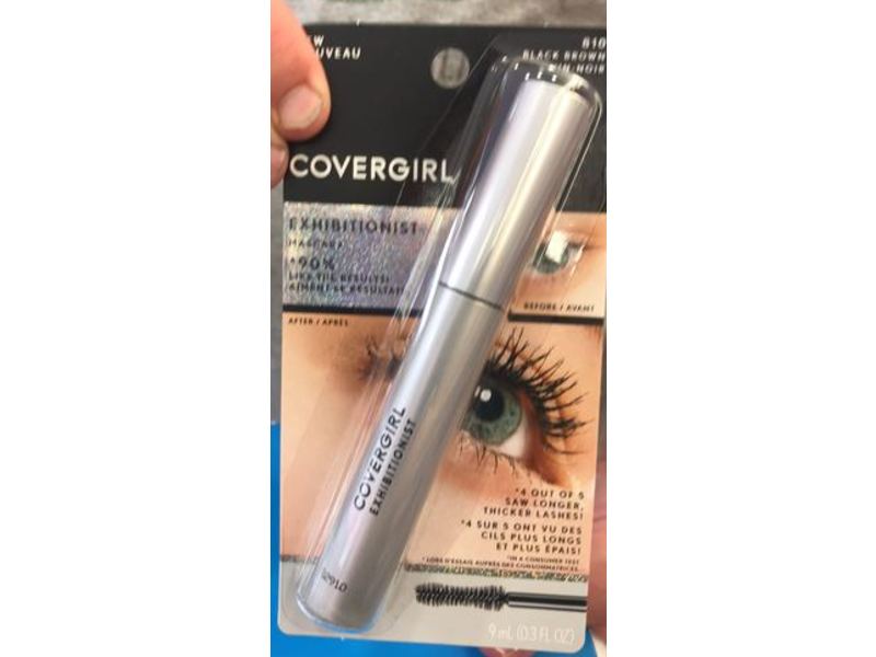 CoverGirl Exhibitionist Mascara, Black-brown, 0.3 Ounce