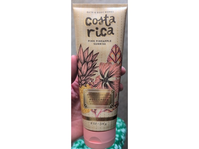 Bath & Body Works Costa Rica Ultimate Hydration Body Cream, Pink Pineapple Sunrise, 8 oz/226 g