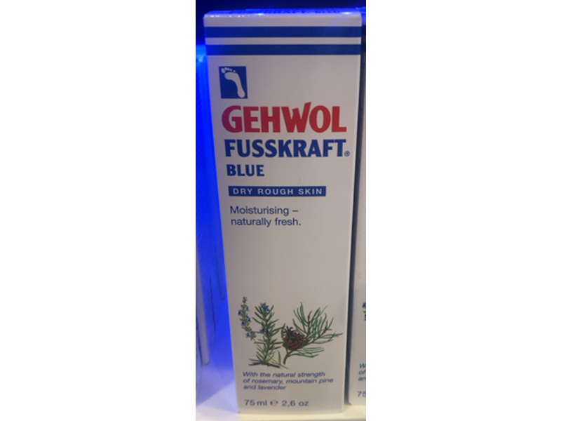 Gehwol Fusskraft Blue Moisturising Dry Rough Skin, 2.6 oz/75 mL