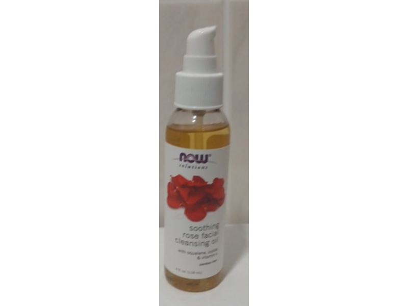 Now Solutions Soothing Rose Facial Cleansing Oil, 4 fl oz/118 mL