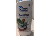 Head & Shoulders 2-In-1 Advanced Scalp Care Shampoo + Conditioner, Aloe Vera + Coconut Water + Vitamins & B3, 40 fl oz/1.18 L - Image 3