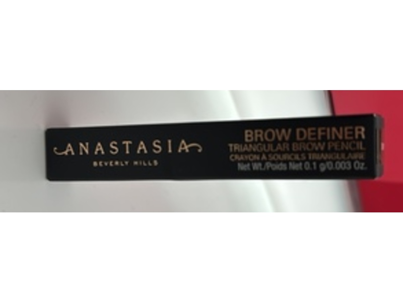 Anastasia Beverly Hills Brow Definer Triangular Eyebrow Pencil, Deluxe Ebony, 0.003 fl oz/0.1 g