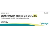 Erythromycin Topical Gel USP, 2%, 60 g, Padagis (Rx) - thumbnail 1