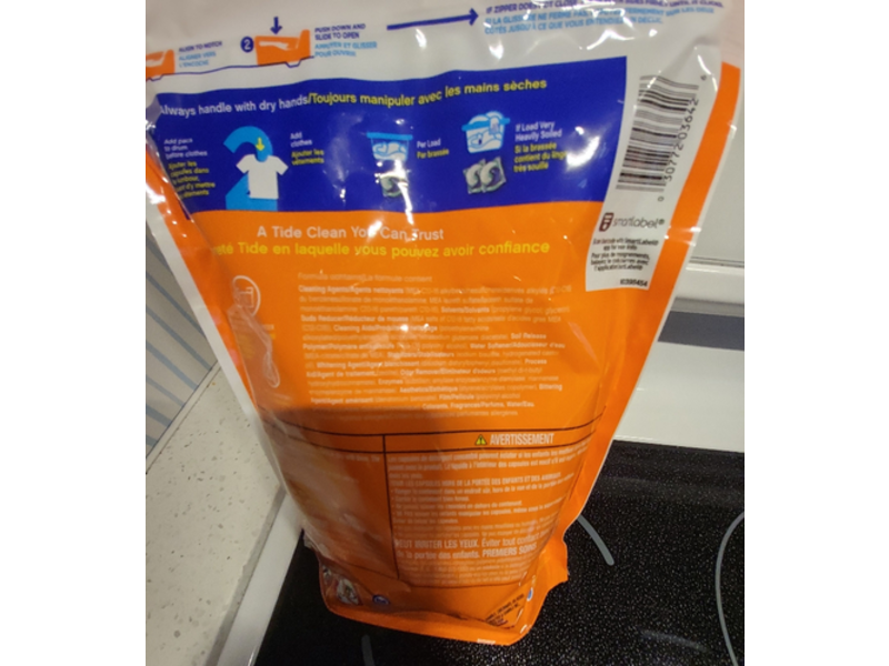 Tide Hygienic Clean Heavy Power Laundry Detergent Pods, Original, 18 Loads, 30 oz/871 g