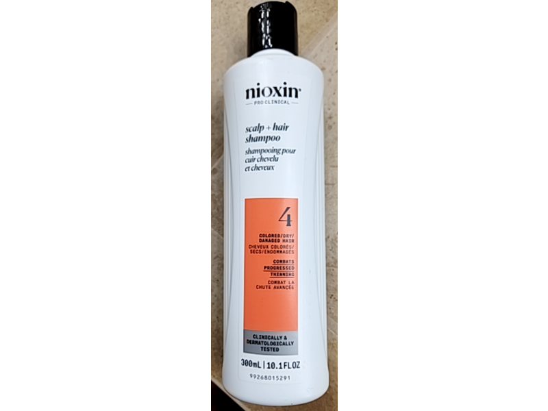 Nioxin Scalp+Hair Shampoo, 4, 10.1 fl oz/300 mL