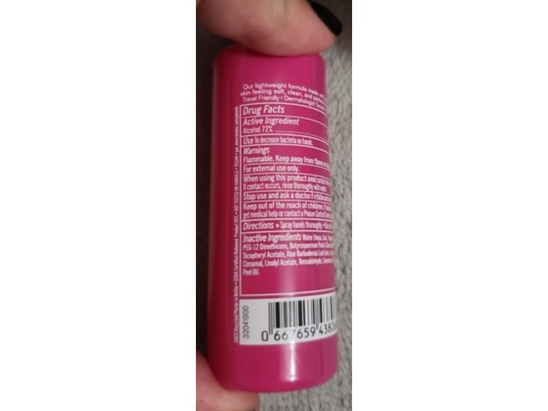 Bath & Body Works Anti-Bacterial Hand Spray, Strawberry Bite, 1 fl oz/29 mL