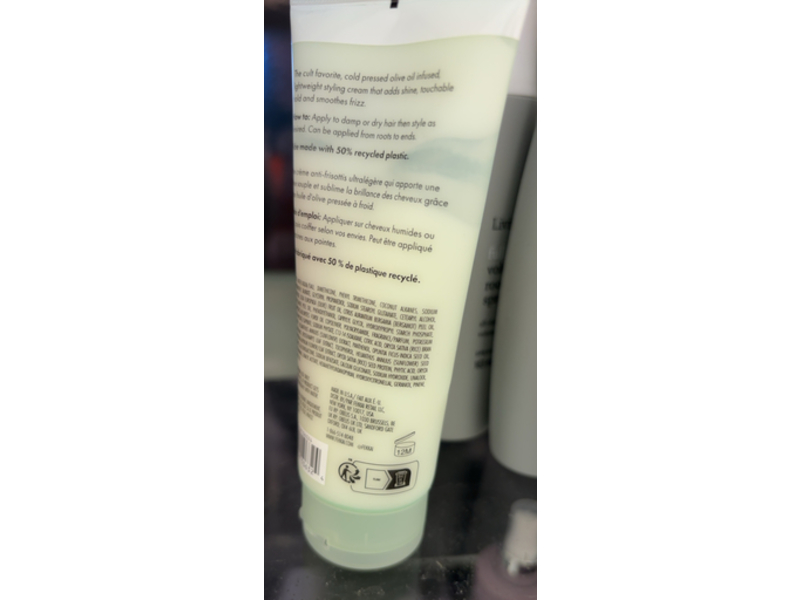 Fekkai The Original Brilliant Glossing Styling Creme, Olive Oil, 3.4 fl oz/100 mL