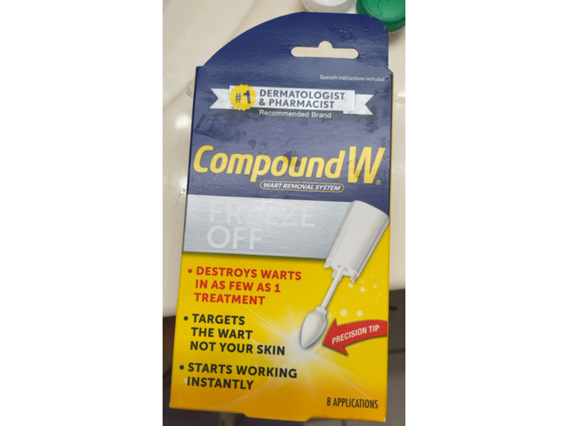 Compound W Freeze Off Wart Remover, 8 Applications