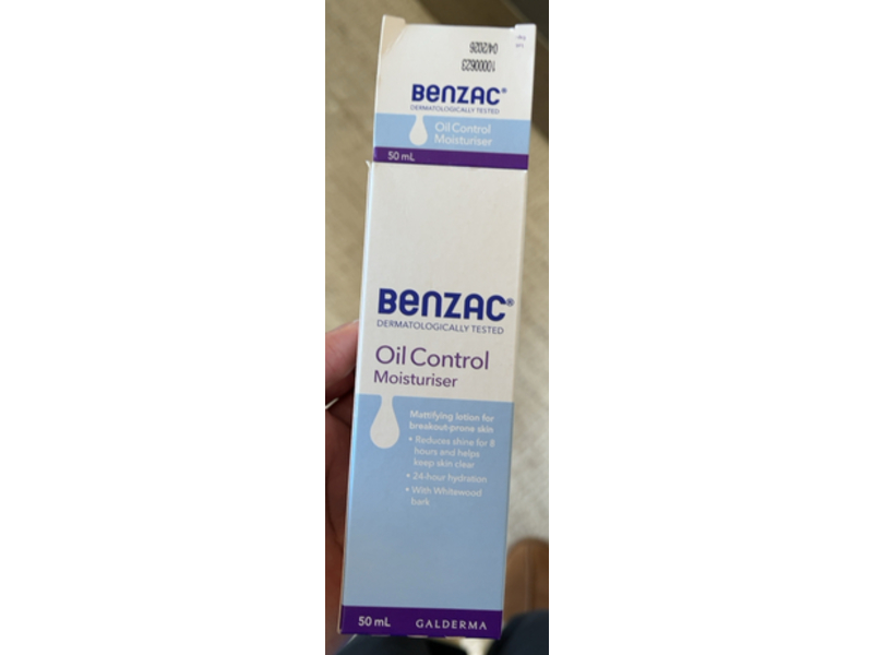 Benzac Oil Control Moisturizer, 50 mL