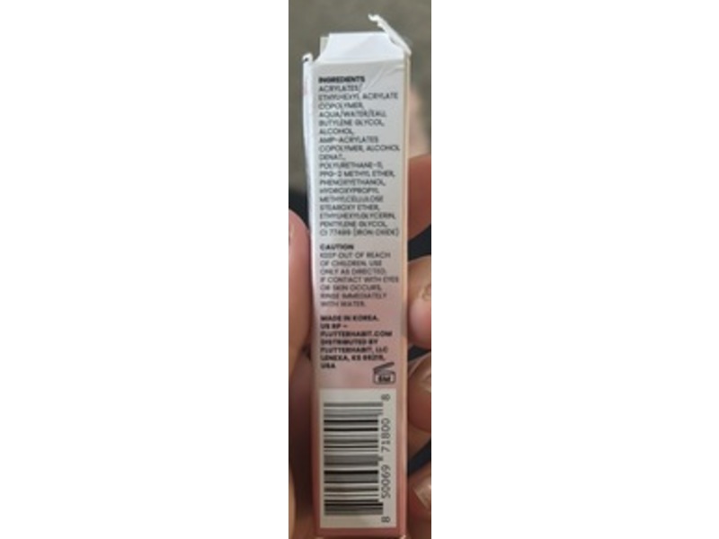 FlutterHabit Made For This Longwear Adhesive, Black, 0.211 oz/6 g