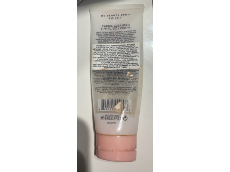 My Beauty Spot Hydrating Facial Cleanser, Rosehip, 6.76 fl oz/200 mL