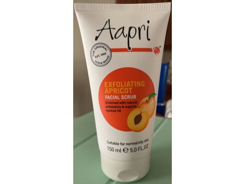 Aapri Exfoliating Facial Scrub, Apricot, 5.0 fl oz/150 mL