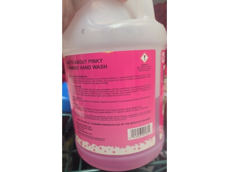 Apter Industries Foaming Hand Soap, Pinky, 128 fl oz