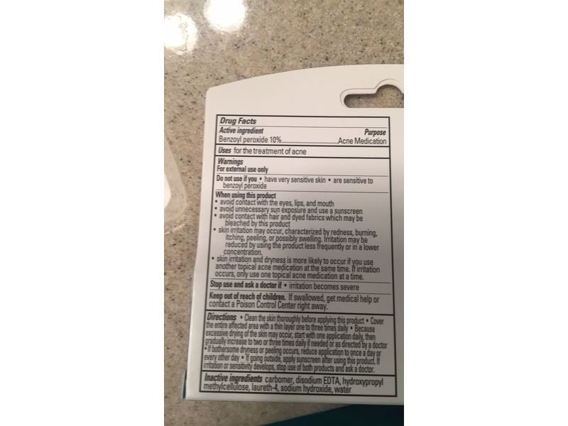 Up & Up 10% Benzoyl Peroxide Gel Acne Medication, 1 oz/28.3 g