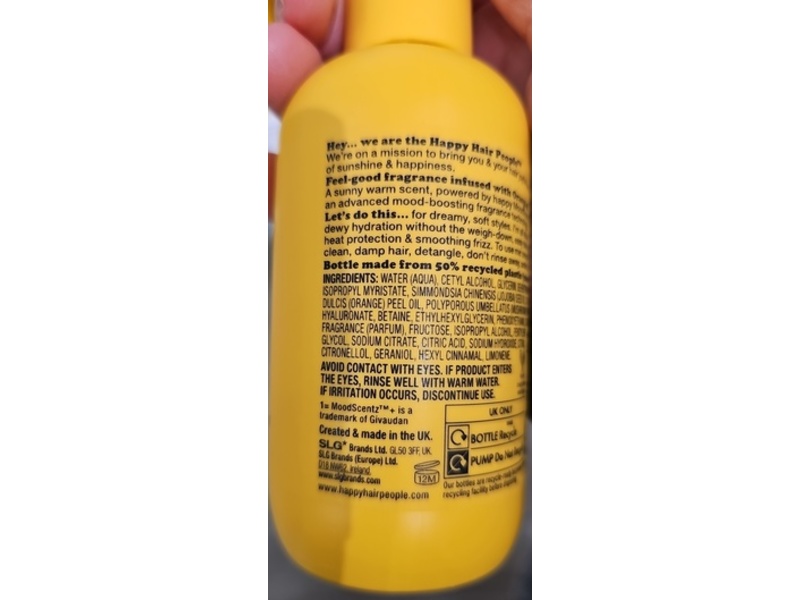 Happy Hair People Happy Soul Leave-In Conditioner, 7 fl oz