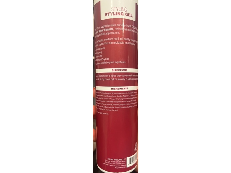 Colure True Color Care Styling Gel, 10.1 fl oz/300 mL